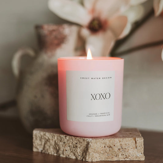 "XOXO" Soy Candle -Sweet Water Decor